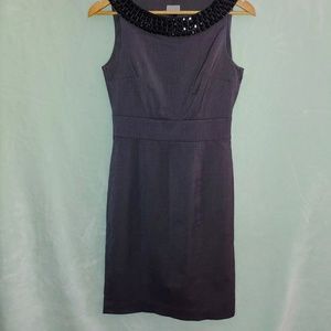EUC H&M Beaded Neck Sheath Dress